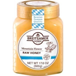 Breitsamer Creamy Mountain Flower Honey In Jar 17.6 Oz