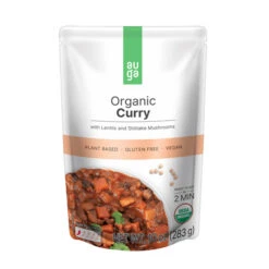 Auga Organic Curry With Lentils & Shiitake, Ready To Eat, 5.3 Oz.