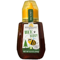 Breitsamer Bee Buddy German Forest Tree Honey 8.8 Oz In Squeeze Bottle