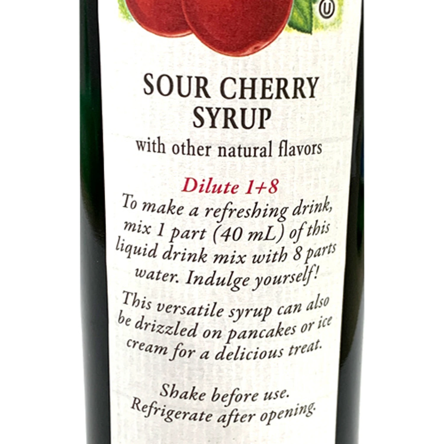 Darbo Austrian Sour Cherry Premium Fruit Syrup 16.9 Fl.oz 4 Darbo Austrian Sour Cherry Premium Fruit Syrup 16.9 Fl.oz - Image 2