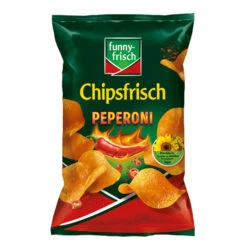 Funny Frisch "Peperoni" Potato Chips With Chili Pepper, 6.2 Oz