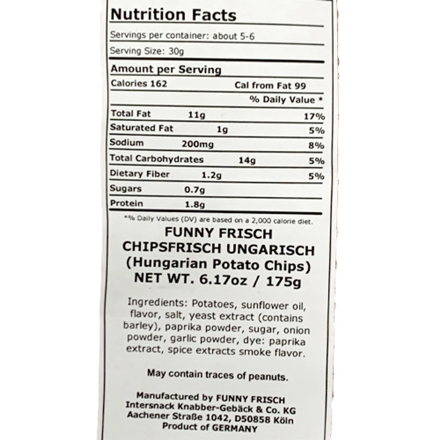 Funny Frisch "Chips Frish" Potato Chips With Paprika, 5.3 Oz 4 Funny Frisch "Chips Frish" Potato Chips With Paprika, 5.3 Oz - Image 2