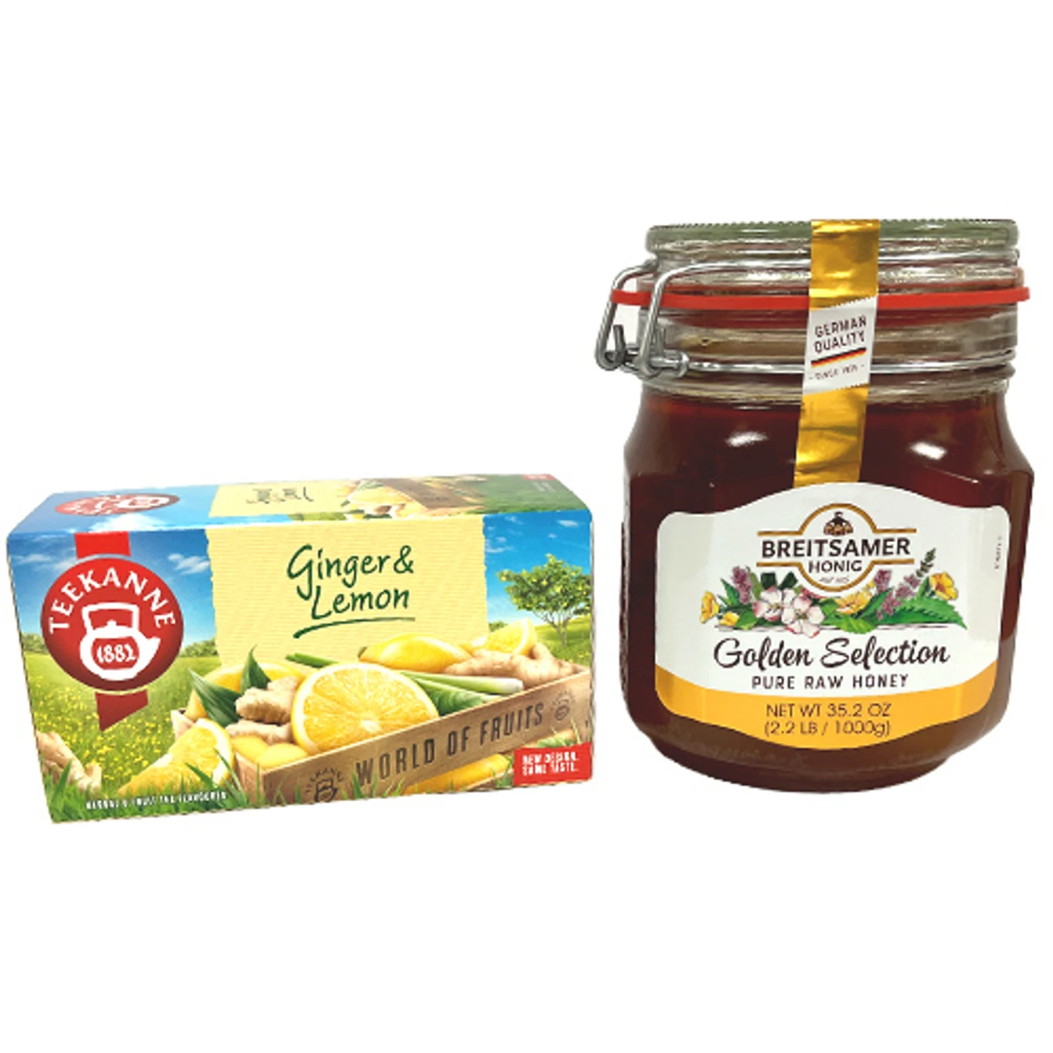 Teekanne Golden Selection Honey & Ginger Lemon Tea, 2pc. 3 Teekanne Golden Selection Honey & Ginger Lemon Tea, 2pc.