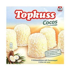 Topkuss White Chocolate Coconut Marshmallow Kisses 9 Pc 7.9 Oz