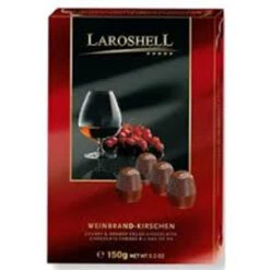 Laroshell Brandy & Cherry Chocolate Pralines 5.3oz -Quality Food Store Halloren Laroshell Brandy Cherry 40476.1644264421