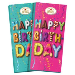 Heidel Fine Milk Chocolate Bar In Happy Birthday 3D Greetings Design Box, 3.5 Oz