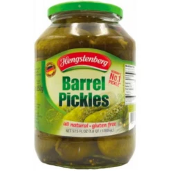 Hengstenberg Knax Barrel Pickles In Jar - 57.5 Oz.