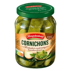 Hengstenberg Herb Seasoned Cornichons In Jar - 12.5 Oz.
