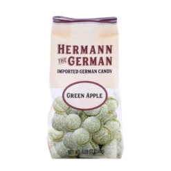 Hermann Bavarian Green Apple Candies In Bag, 5.3 Oz