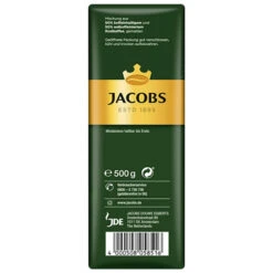 Jacobs Kroenung Balance Coffee, Ground, 17.6 Oz. 9 Jacobs Kroenung Balance Coffee, Ground, 17.6 Oz. -Quality Food Store Jacobs Kroenung Balance Coffee Ground 17.6 oz side 2 60471.1643832059