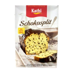Buy 1 Get 1 Free -Kathi German "Schokosplit" Chocolate Chip Pound Cake With Cocoa Glaze Baking Mix 15.9 Oz