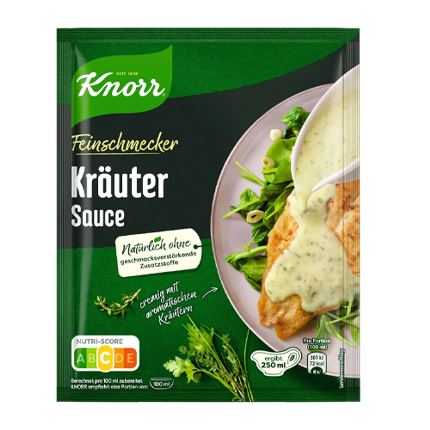 Knorr "Feinschmecker" Herb Cream Sauce Mix, 1.1 Oz. 3 Knorr "Feinschmecker" Herb Cream Sauce Mix, 1.1 Oz.