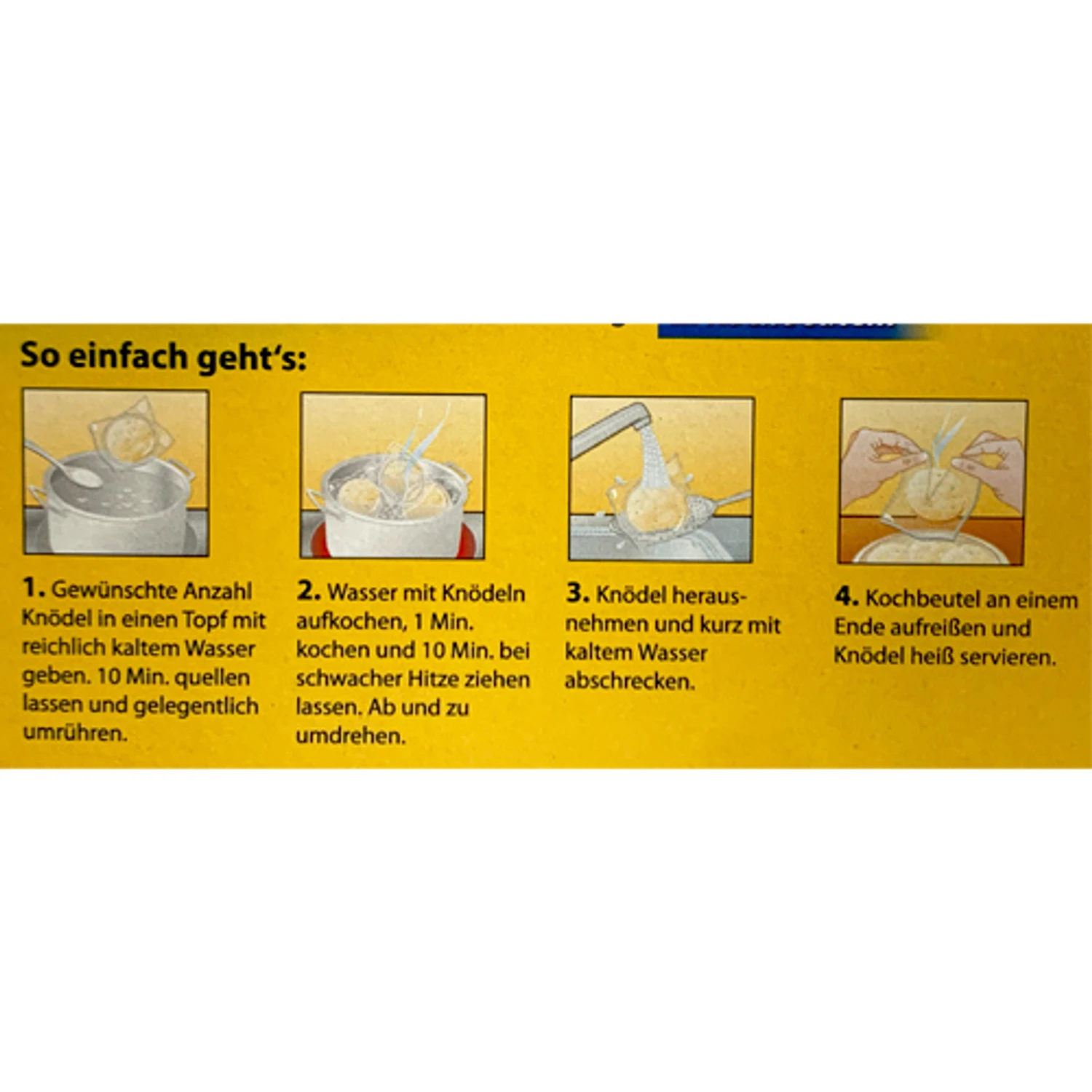 Knorr Traditional Austrian Bread Dumplings Boil In Bag 7 Oz 4 Knorr Traditional Austrian Bread Dumplings Boil In Bag 7 Oz - Image 2