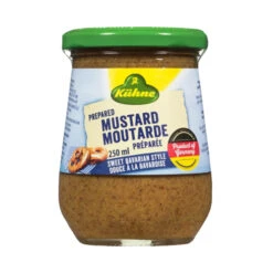 Kuehne Bavarian-Style Sweet Mustard 8.5 Oz.