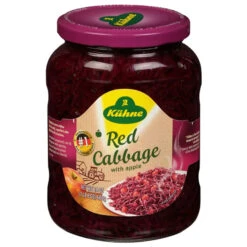 Kuehne Red Cabbage With Apples In Jar - 24 Oz.