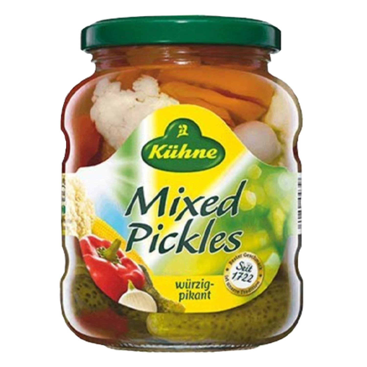 Kuehne Mixed Pickles, 12 Oz. 3 Kuehne Mixed Pickles, 12 Oz.