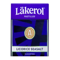 Laekerol Licorice Sea Salt Candy Drops, Pocket Pack, 2.64oz