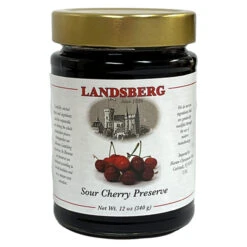 Landsberg Sour Cherry Preserve, 12.3 Oz