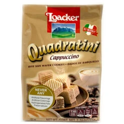 Loacker Cappuccino Cream Wafer Cubes, 8.8 Oz.