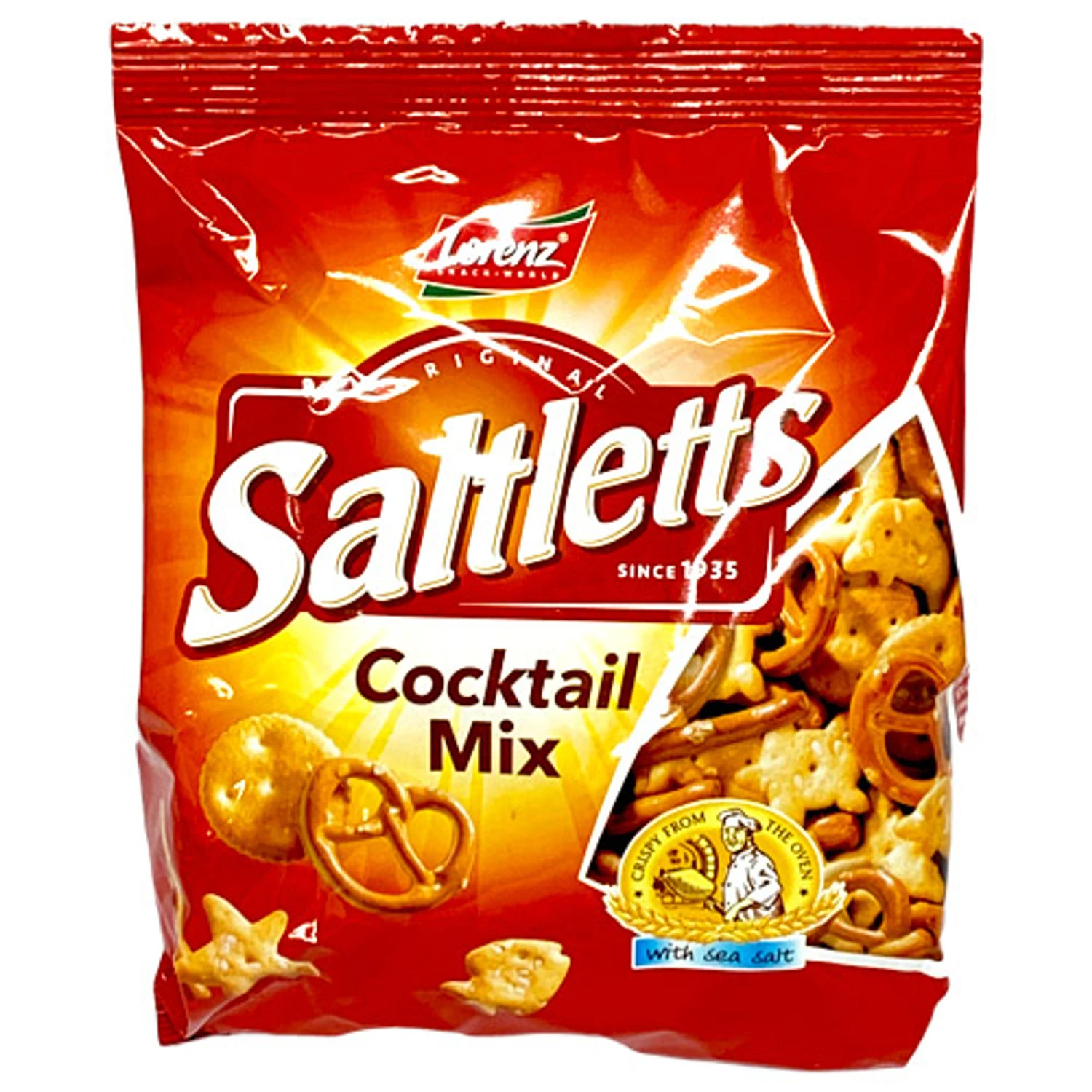 Lorenz "Cocktail Mix" Savory Snacks In Bag 6.3 Oz 3 Lorenz "Cocktail Mix" Savory Snacks In Bag 6.3 Oz