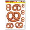 The Taste Of Germany Pretzel Stickers, Peel 'n Place, Various Sizes, 8 Pc -Quality Food Store Oktoberfest Pretzel Stickers 55468.1660073958