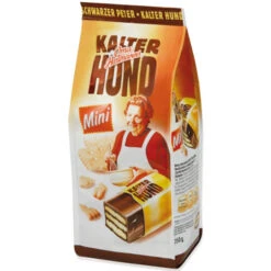Oma Hartmanns "Kalter Hund" Chocolate Covered Shortbread Cake Minis, 8.8 Oz, 10 Pc.