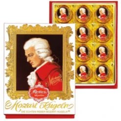 Reber Mozart Kugel Medium Size 12 Pc. Portrait Box 8.5 Oz