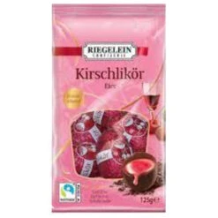 Riegelein "Kirschlikör" Cherry Brandy Chocolate Eggs , 4.4 Oz