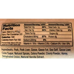 Schaller & Weber Goose Liver Pate, 7 Oz 9 Schaller & Weber Goose Liver Pate, 7 Oz -Quality Food Store Schaller Weber Pork and Goose Liver Pate Nutrition 78105.1654360628