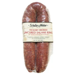 Schaller And Weber "Touristenwurst" Hickory Smoked Salami Ring, 10 Oz