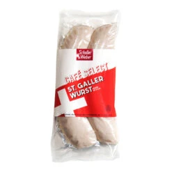 Schaller And Weber St. Galler Weisswurst, 10 Oz.