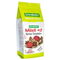 Seitenbacher # 2 "Berries Temptation " All Natural Muesli Cereals With Berries, 16 Oz