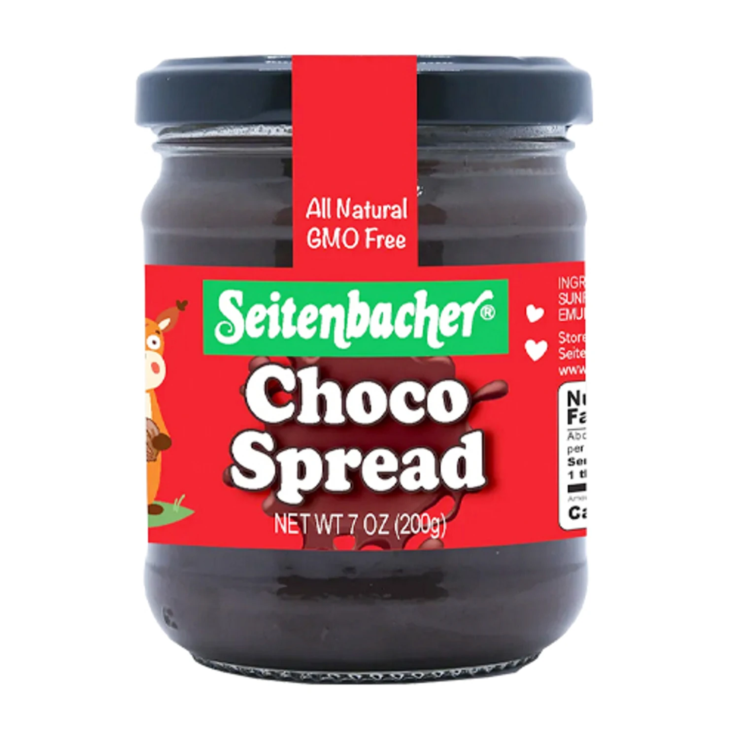 Seitenbacher Choco Nougat Spread, 7 Oz. 3 Seitenbacher Choco Nougat Spread, 7 Oz.