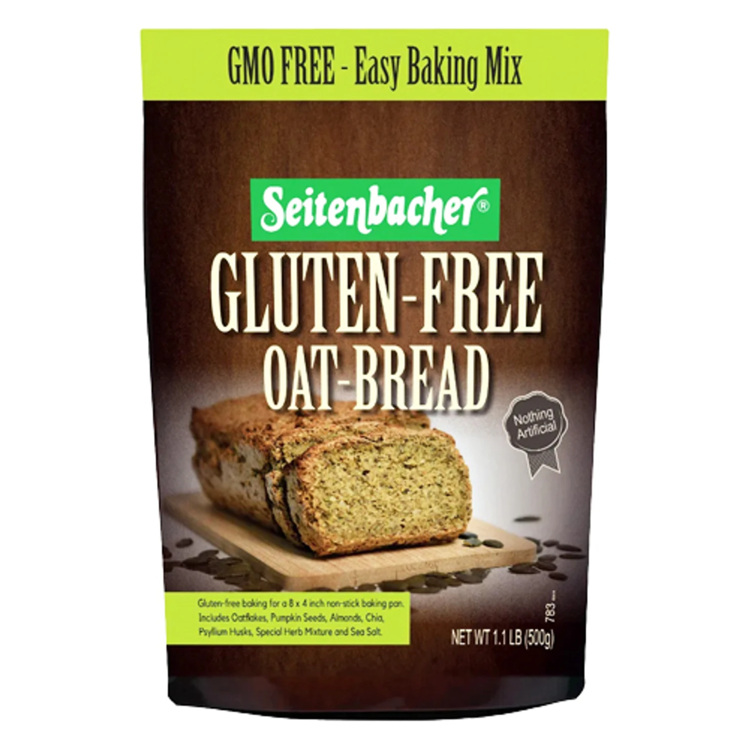 Seitenbacher Gluten Free Oat Bread Mix, 1.1 Lbs. 4 Seitenbacher Gluten Free Oat Bread Mix, 1.1 Lbs. - Image 2