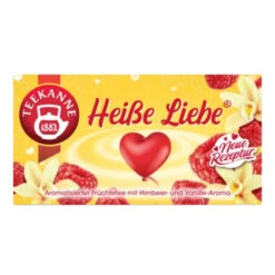 Teekanne "Heisse Liebe" Raspberry Vanilla Tea, 20 Ct.