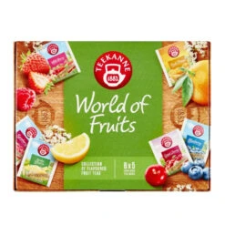 Teekanne World Of Fruits, Box Of Assorted Fruit Flavored Tea, 30 Bags, 68.75 Grams