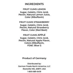 The Taste Of Germany "Make Your Own Mermaid Gummies," 180g 15 The Taste Of Germany "Make Your Own Mermaid Gummies," 180g -Quality Food Store The Taste of Germany Gummies Ingredients 31478.1712181784