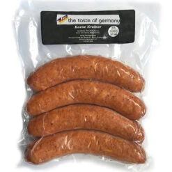 The Taste Of Germany "Käse Krainer" Smoked Pork/Beef Sausages With Cheese 1lbs.
