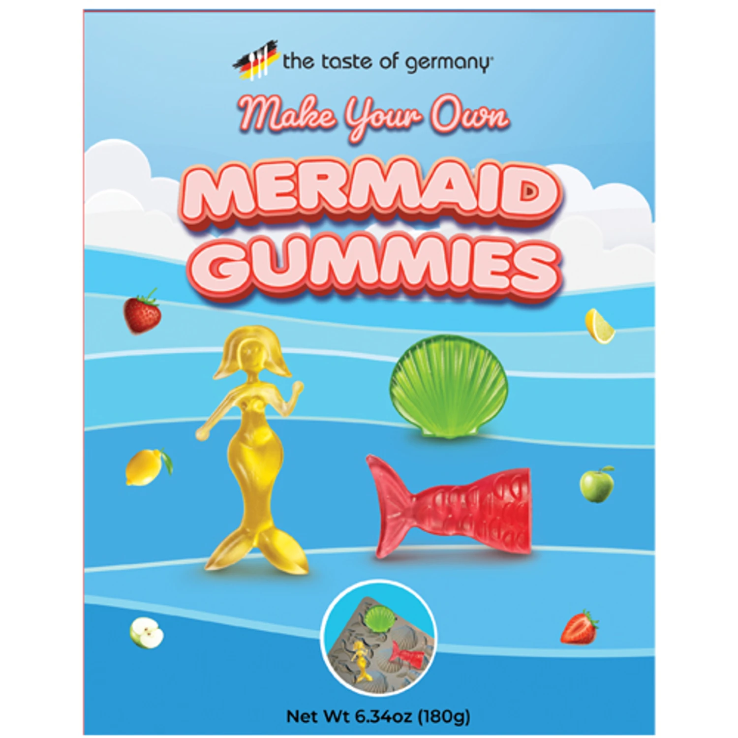 The Taste Of Germany "Make Your Own Mermaid Gummies," 180g 6 The Taste Of Germany "Make Your Own Mermaid Gummies," 180g - Image 4