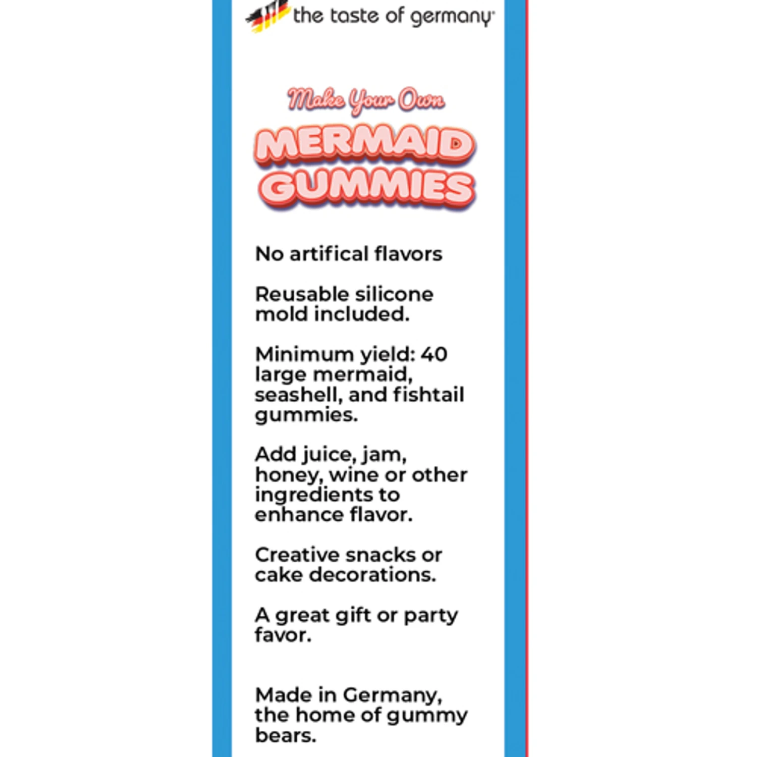 The Taste Of Germany "Make Your Own Mermaid Gummies," 180g 4 The Taste Of Germany "Make Your Own Mermaid Gummies," 180g - Image 2