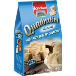 Loacker Vanilla Wafer Cubes, 8.8 Oz.