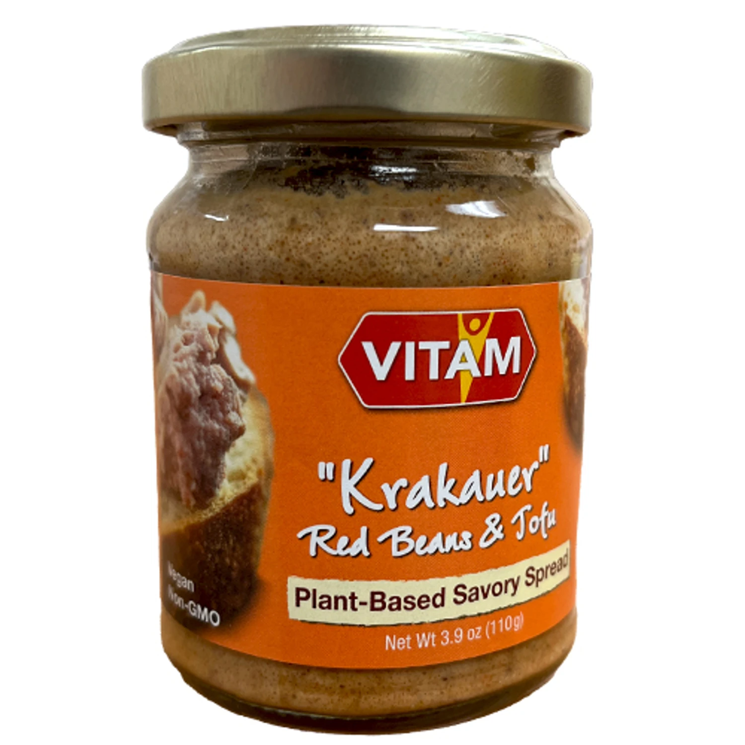 Vitam "Krakauer " Red Beans And Tofu Savory Spread, 4.2 Oz 3 Vitam "Krakauer " Red Beans And Tofu Savory Spread, 4.2 Oz