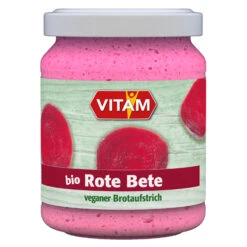 Vitam Organic Red Beet & Horseradish Plant-Based Savory Spread, 4.4 Oz