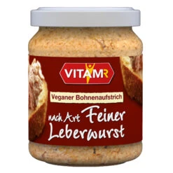 Vitam Vegan "Fine Liverwurst" Organic Plant Based Savory Spread, 4.2 Oz