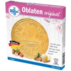 Wetzel Original Oblaten With Sugar Hazelnut Almond Filling, 3.5 Oz.