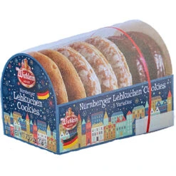 Wicklein Oblaten Lebkuchen Assorted 14% Nuts, 7 Oz