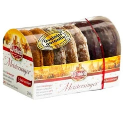 Wicklein Meistersinger Lebkuchen Assorted Min 20% Nuts 7oz