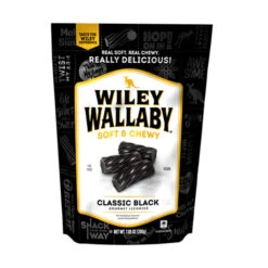 Wiley Wallaby Gourmet Black Licorice 10 Oz. Bag